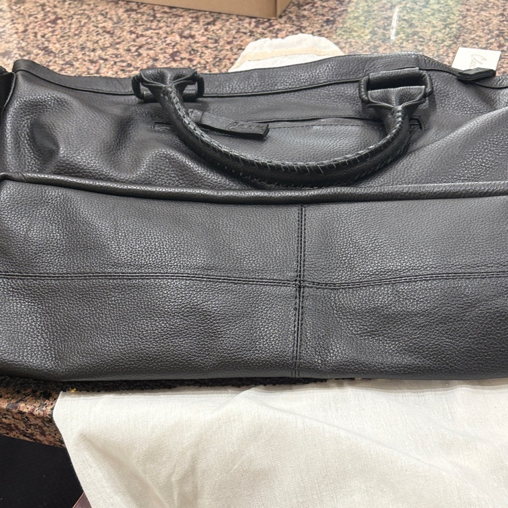 Cleobella Black and Cream Embroidered Tote - Picture 4 of 4